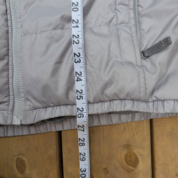 The North Face Men's Puffer Jacket Gray Quilted Insulated Full Zip M - Picture 4 of 8